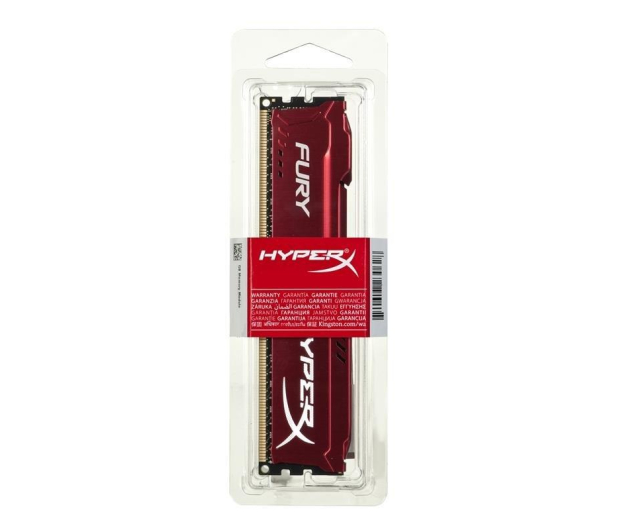 HyperX 8GB (1x8GB) 1600MHz CL10 Fury Red - 180506 - zdjęcie 2